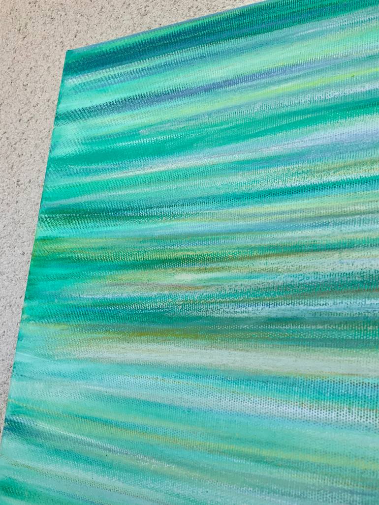 Original Impressionism Abstract Painting by Malgorzata Krakowiak