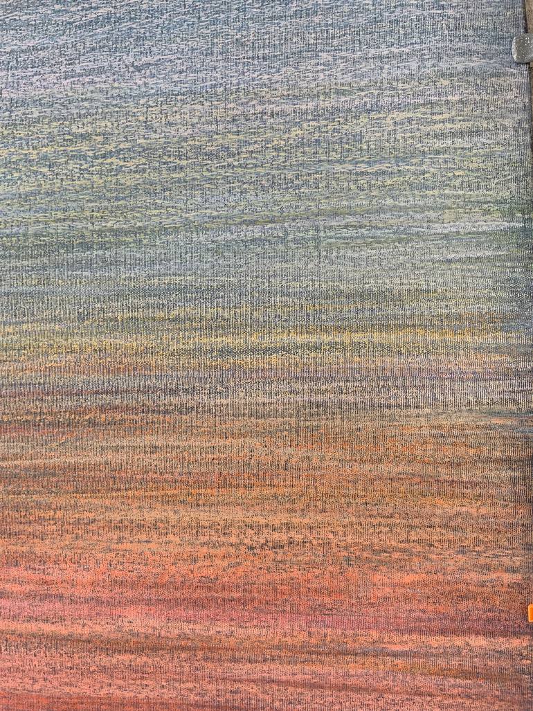 Original Abstract Landscape Painting by Malgorzata Krakowiak