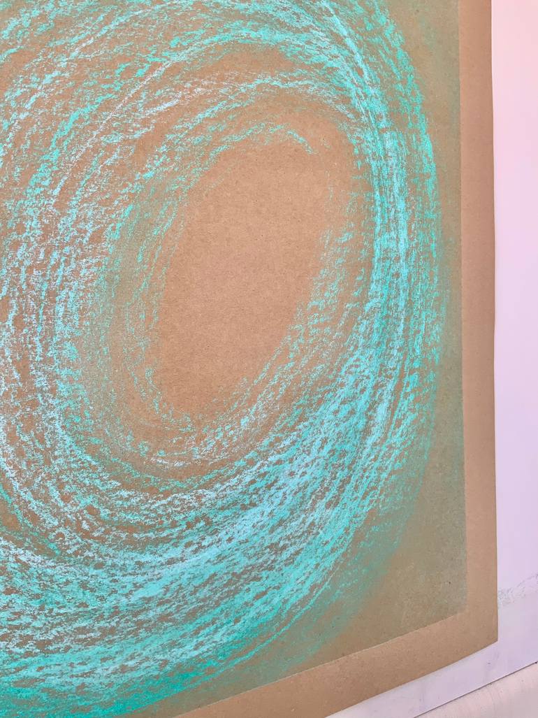 Original Minimalism Abstract Drawing by Malgorzata Krakowiak