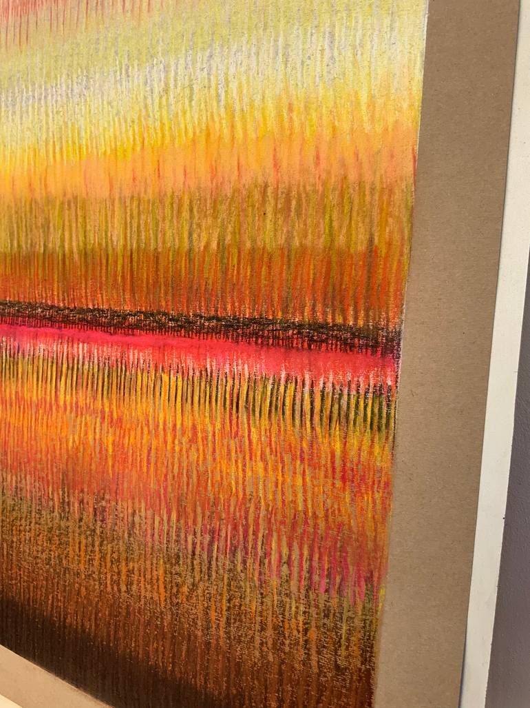 Original Impressionism Abstract Painting by Malgorzata Krakowiak