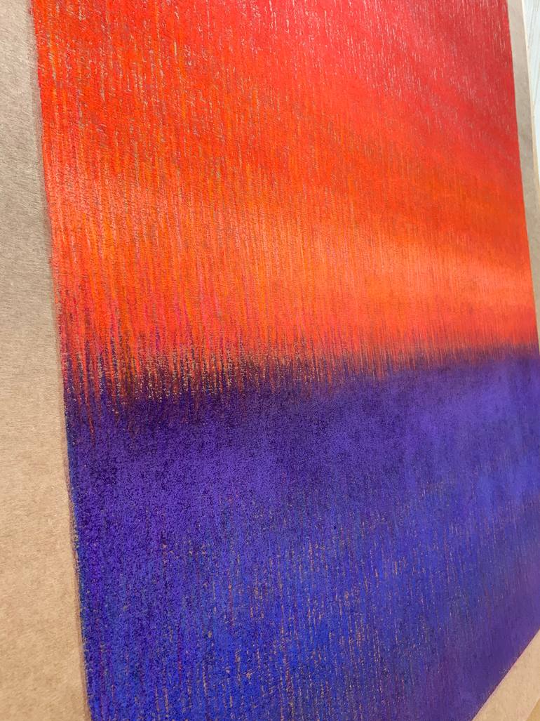 Original Minimalism Abstract Painting by Malgorzata Krakowiak
