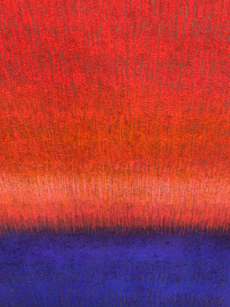 Original Minimalism Abstract Painting by Malgorzata Krakowiak