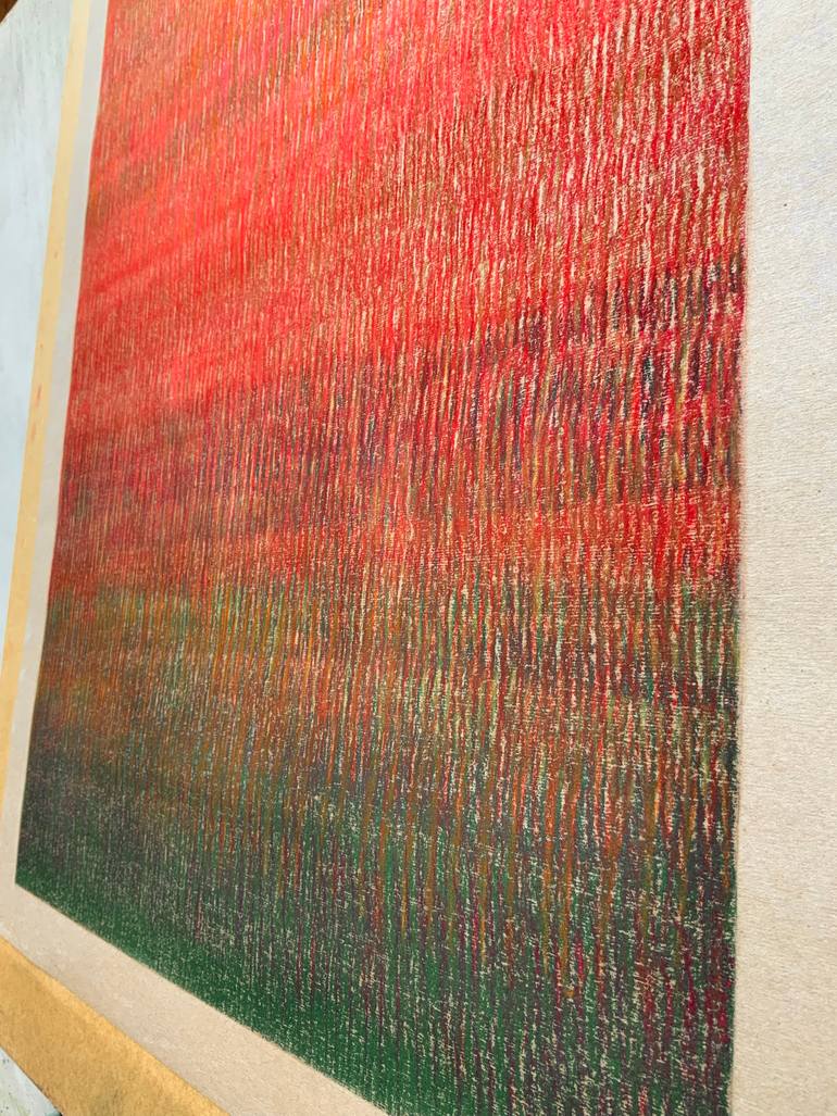 Original Minimalism Abstract Painting by Malgorzata Krakowiak