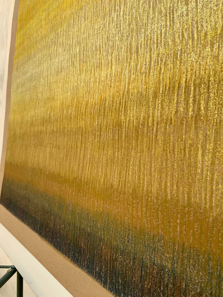 Original Minimalism Abstract Painting by Malgorzata Krakowiak