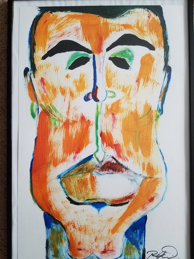 The Face Painting by Raelyn White | Saatchi Art