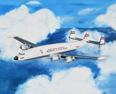 Print of Fine Art Airplane Paintings by Brad Thomas