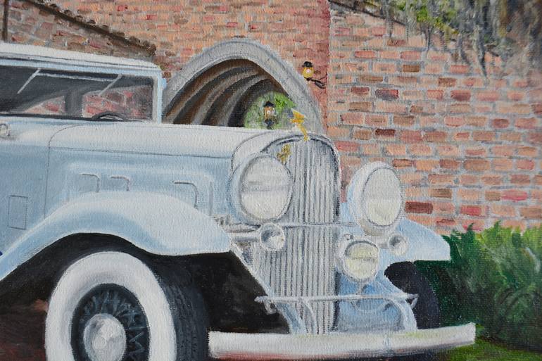 Original Fine Art Automobile Painting by Brad Thomas