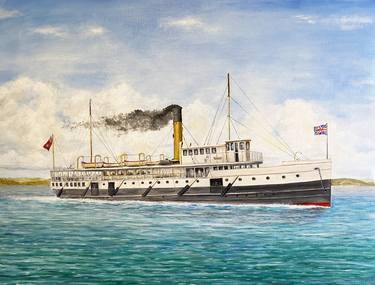 Original Realism Ship Paintings by Brad Thomas
