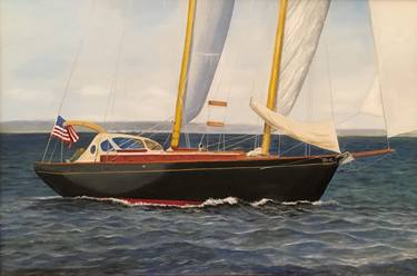 Original Fine Art Boat Paintings by Brad Thomas