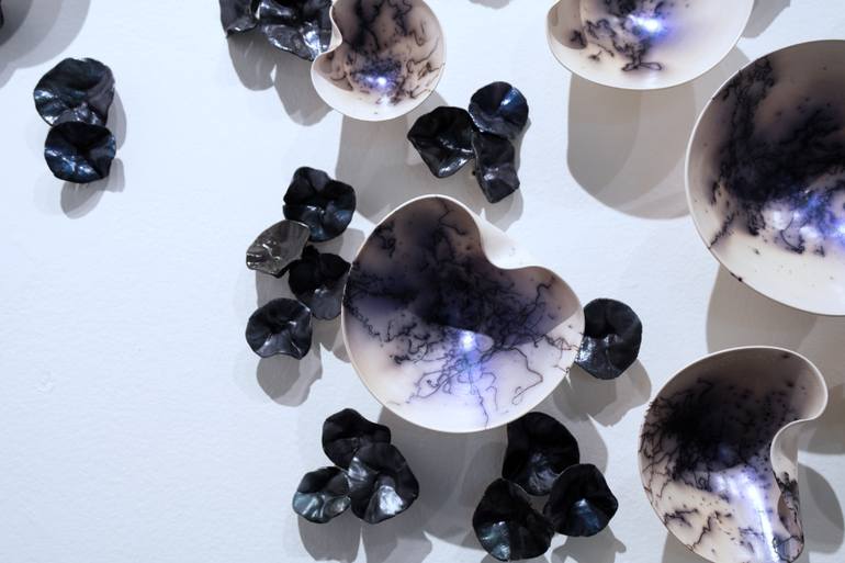 Original Abstract Expressionism Geometric Installation by Natalya Seva