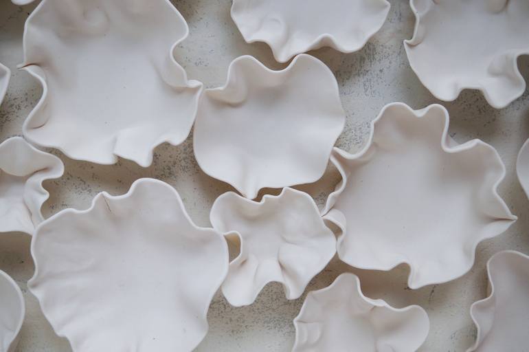 Original Contemporary Floral Sculpture by Natalya Seva