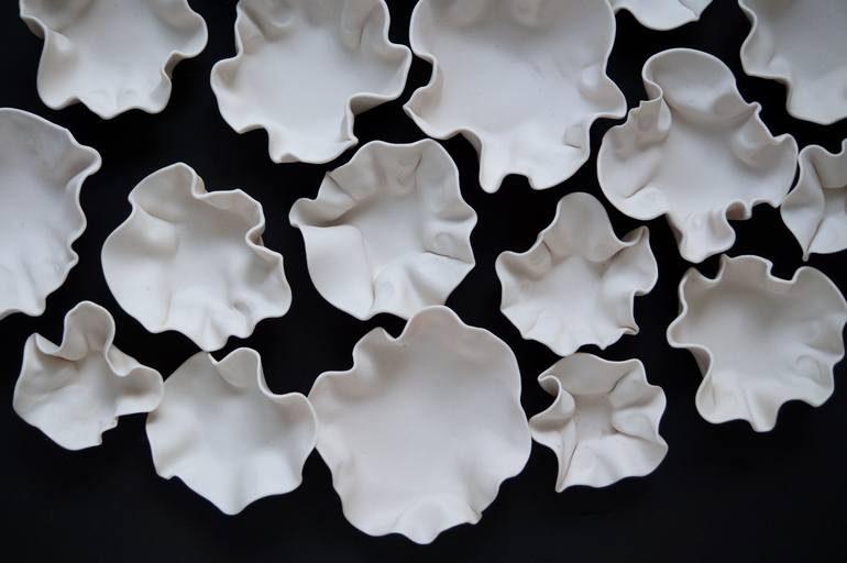 Original Contemporary Floral Sculpture by Natalya Seva