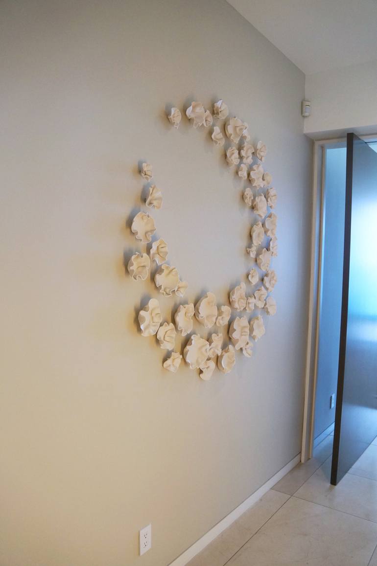 Original Contemporary Floral Sculpture by Natalya Seva