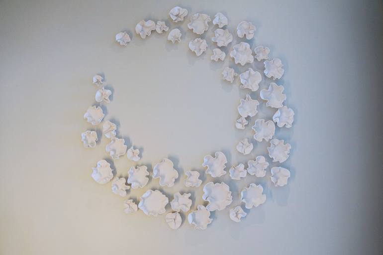 Original Contemporary Floral Sculpture by Natalya Seva