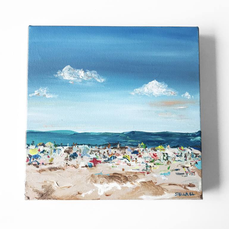 Original Beach Painting by Stella El