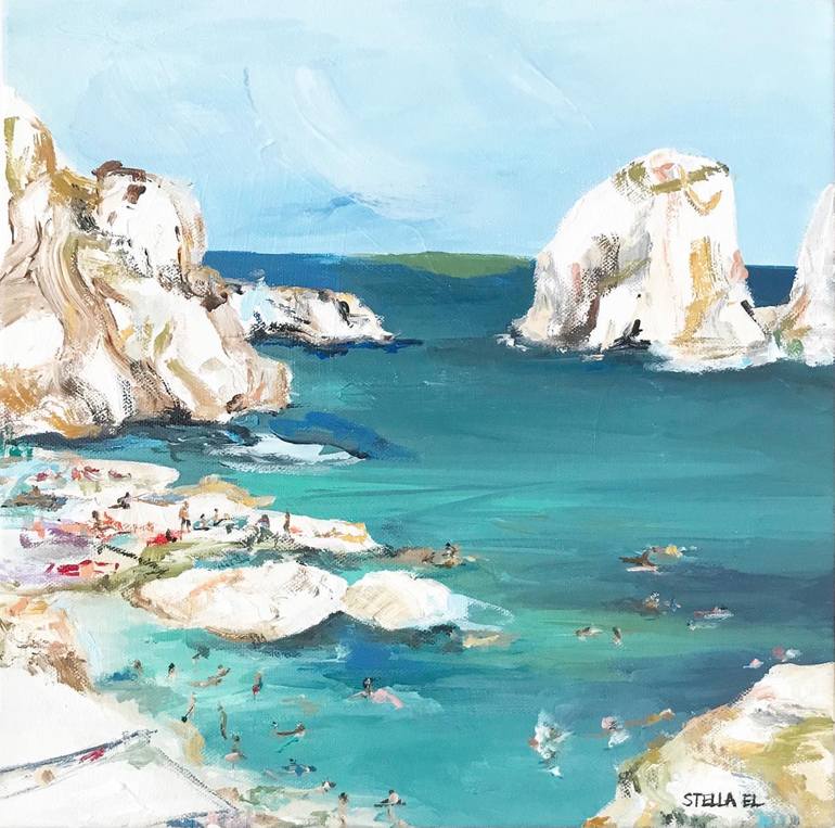 view no.5 Painting by Stella El | Saatchi Art