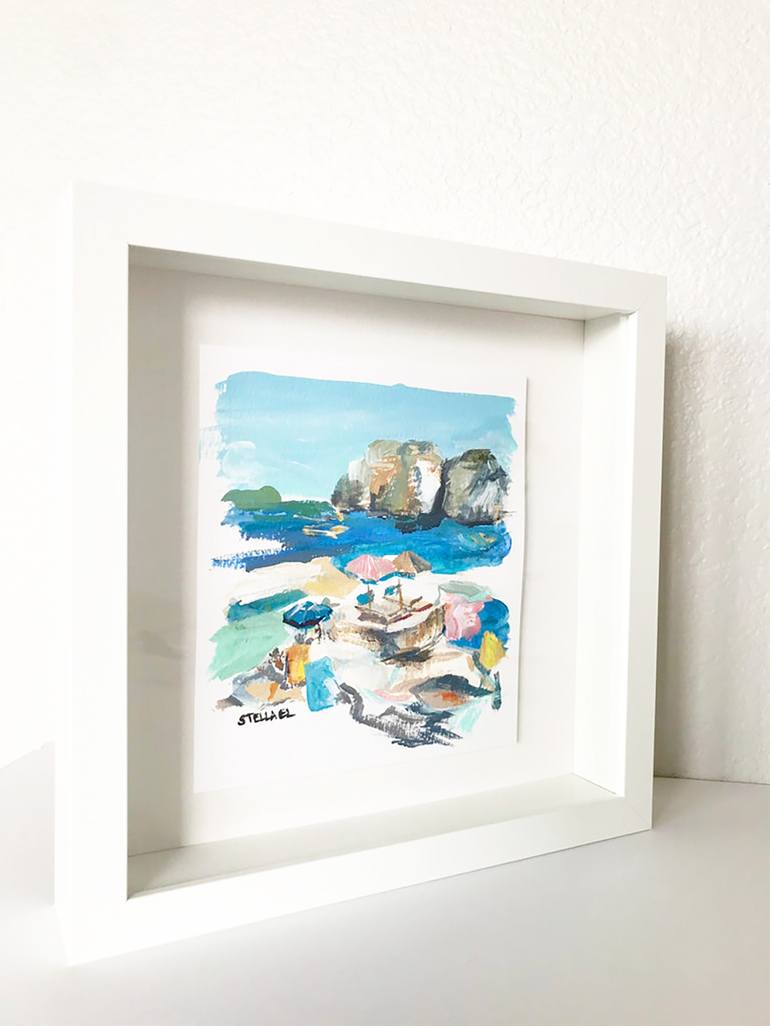 Original Beach Painting by Stella El