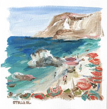 Original Beach Paintings by Stella El