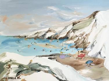 Original Beach Paintings by Stella El