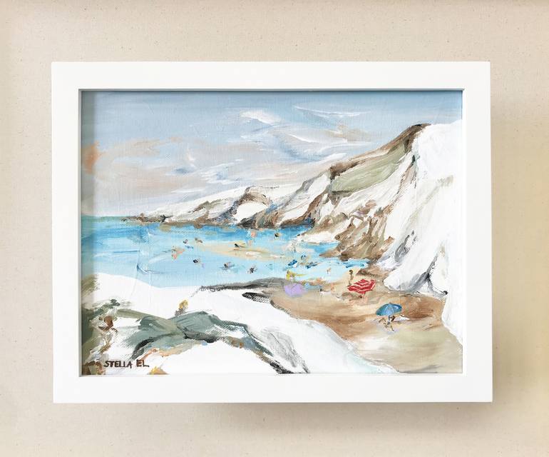 Original Beach Painting by Stella El