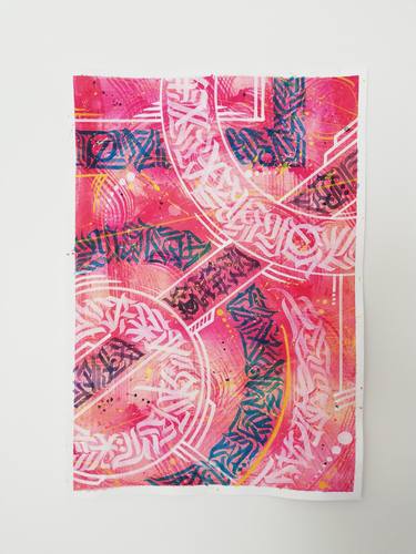 Print of Abstract Calligraphy Paintings by Giorgio Keyser