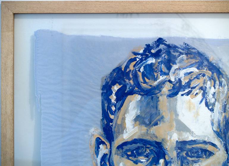 Original Expressionism People Painting by Alexis Lekat