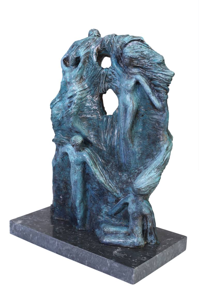 Original Art Deco Abstract Sculpture by Seda Eyuboglu