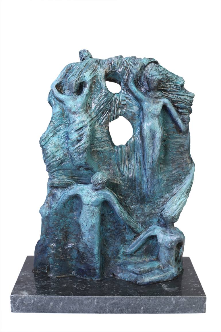 Original Art Deco Abstract Sculpture by Seda Eyuboglu