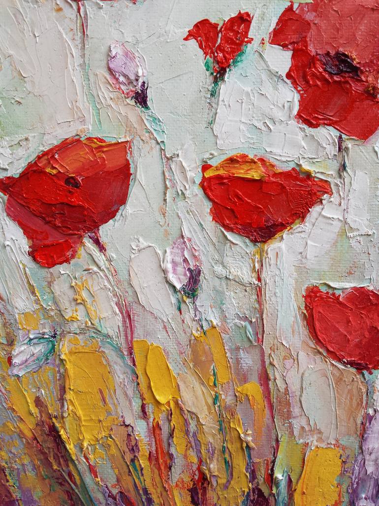 Original Impressionism Floral Painting by Georgi Todorov