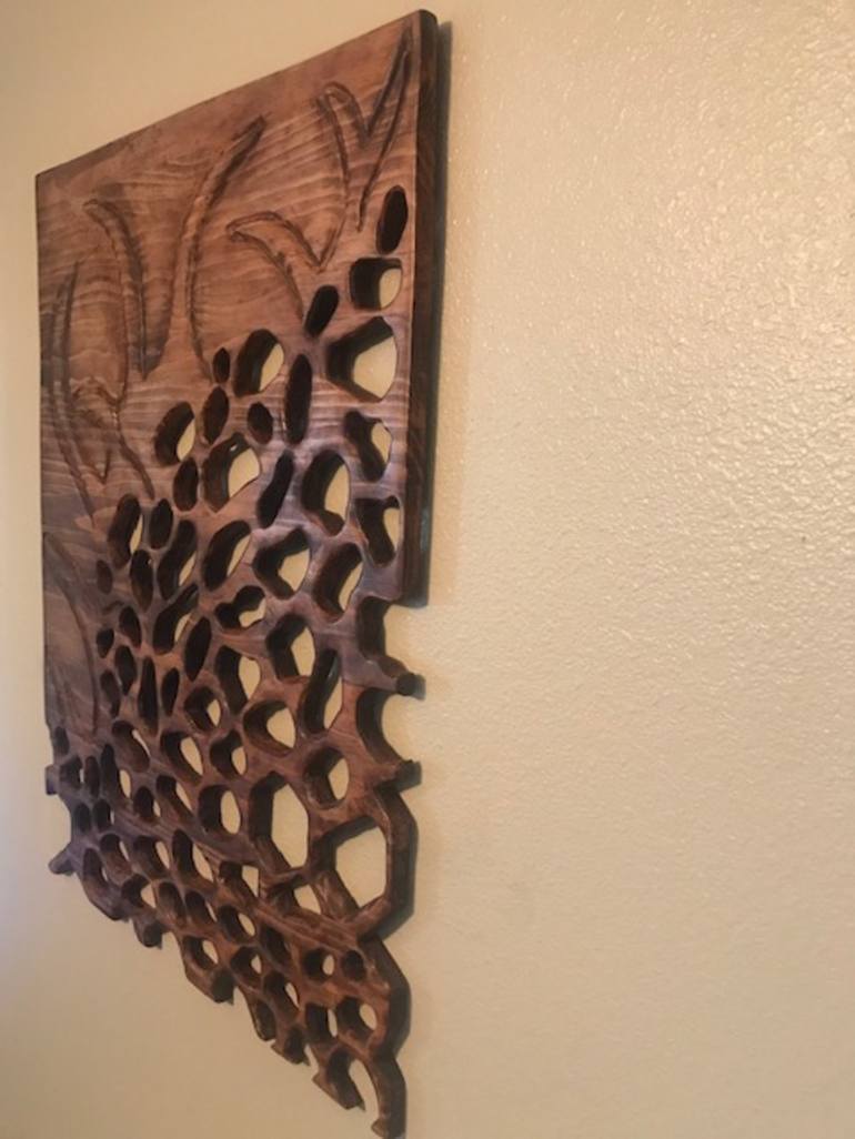 Carved Wood Wall Art