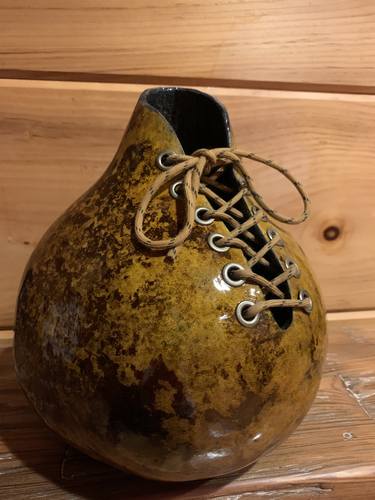 Handcarved Gourd Art thumb