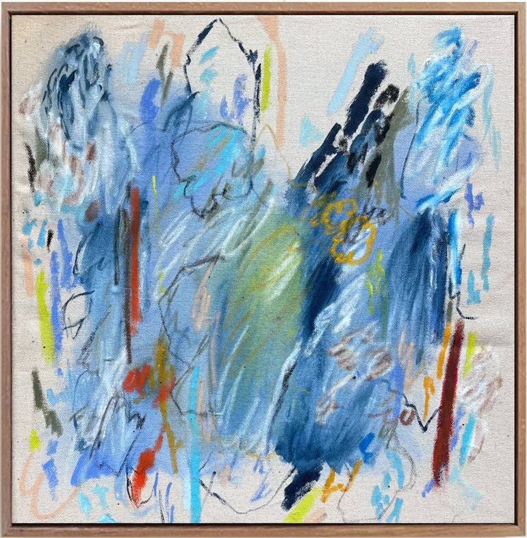 Original Abstract Expressionism Abstract Paintings by Katherine Hunsaker