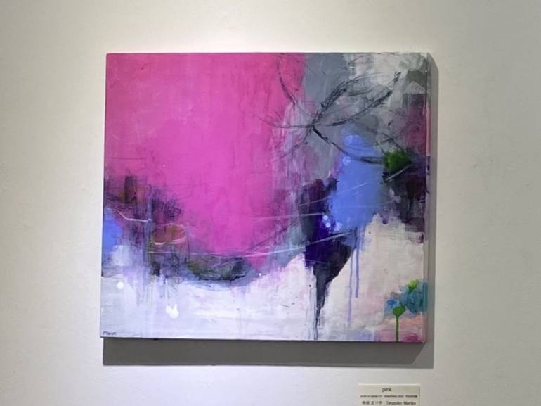 Original Abstract Painting by Mariko Teratoko