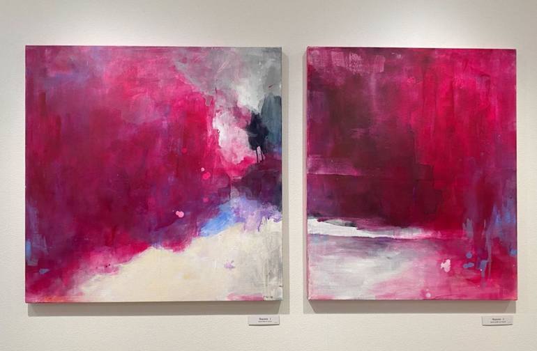 Original Symbolism Abstract Painting by Mariko Teratoko