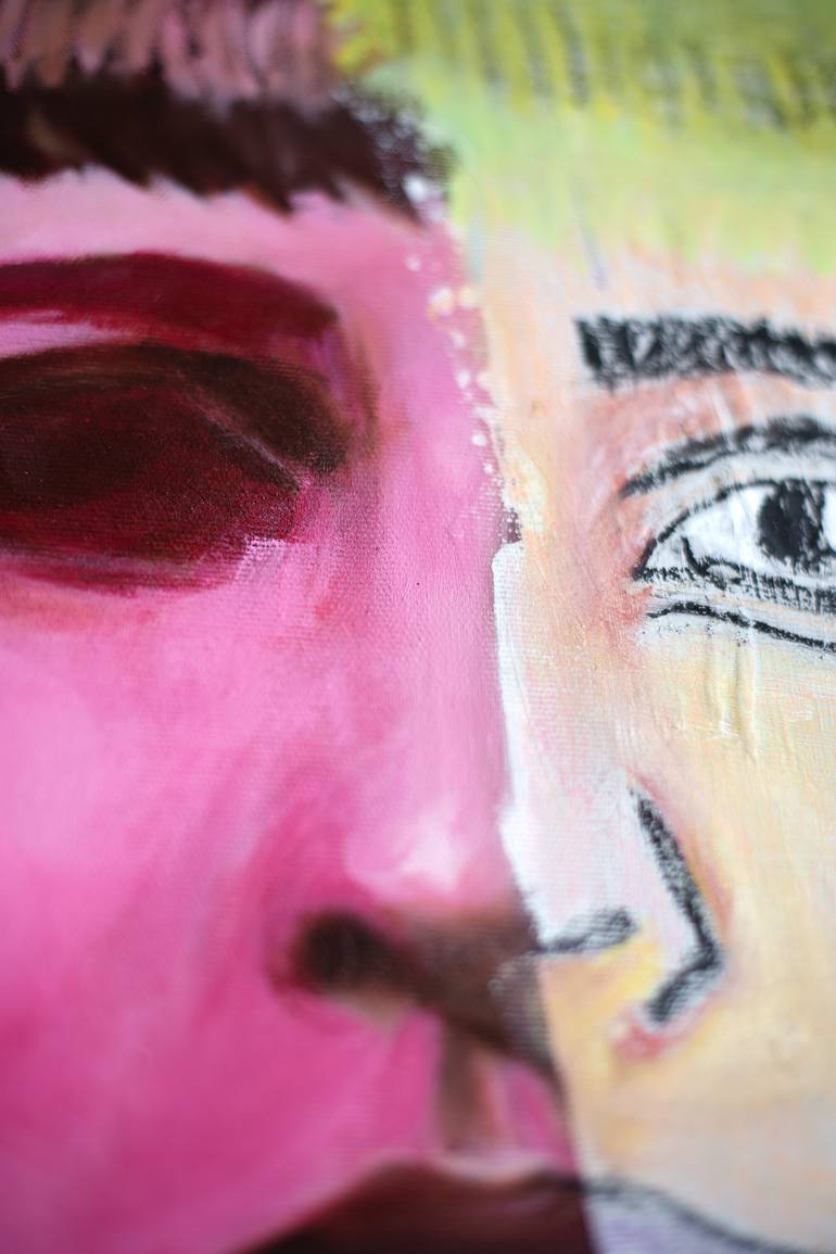 Original Modernism People Painting by Zoran Marjanovic