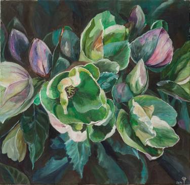 Print of Floral Paintings by Tatiana Oskina