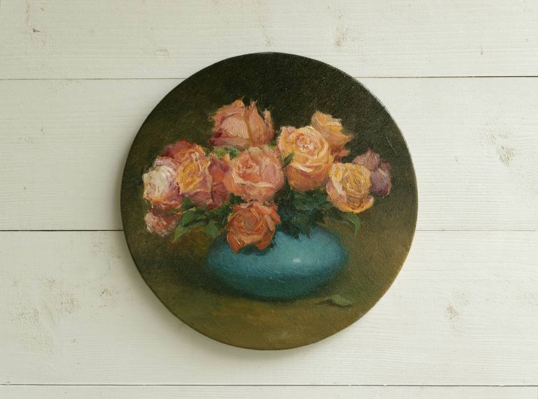 Original Fine Art Floral Painting by Danil Danilovskii