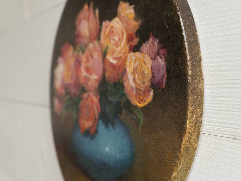 Original Floral Painting by Danil Danilovskii