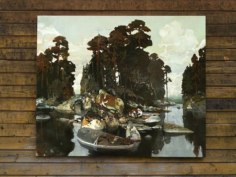 Original Realism Landscape Painting by Danil Danilovskii
