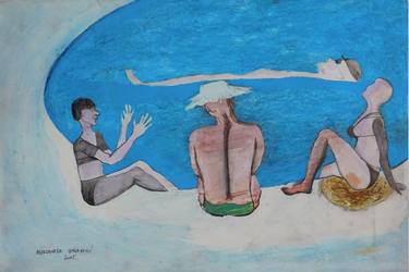 Print of Figurative Seascape Drawings by Aleksandra Stojakovic
