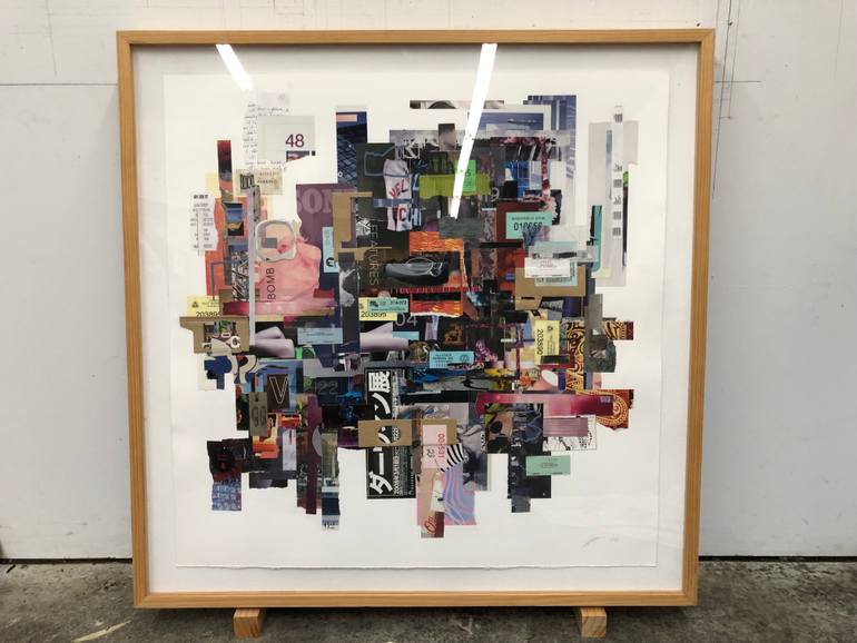 Original Conceptual Abstract Collage by Tm Gratkowski