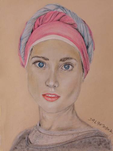 Print of Portraiture Portrait Drawings by SALAH EDDINE TOBOK