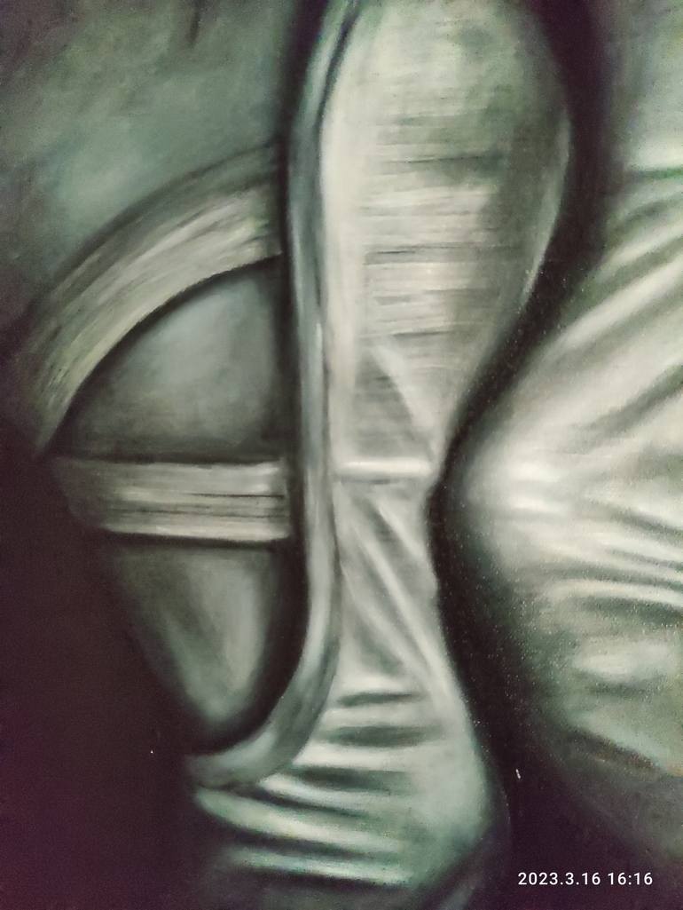 Original Figurative People Painting by Angeles Ollarburo