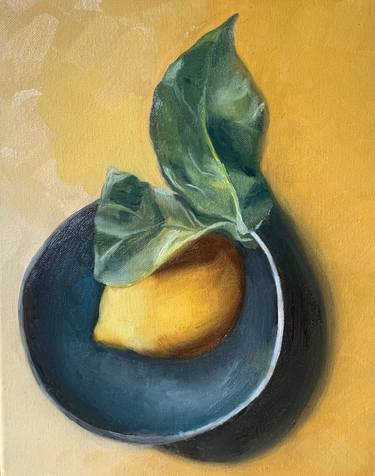Lemons at Rest, Oil Painting thumb