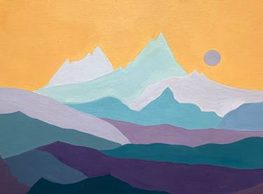 Original Abstract Landscape Paintings by Christie Olstad