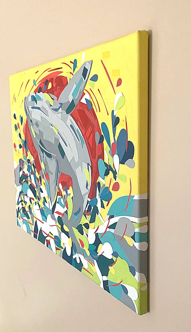 Original Pop Art Nature Painting by Christie Olstad