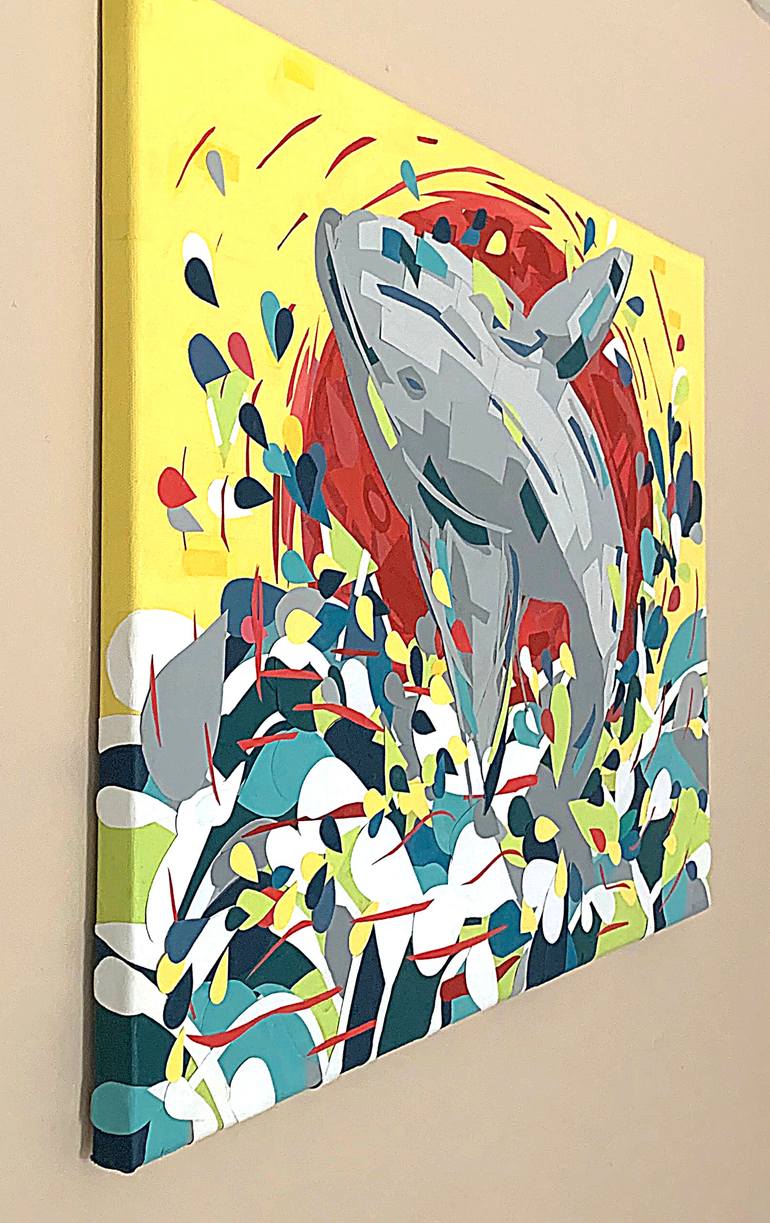 Original Pop Art Nature Painting by Christie Olstad