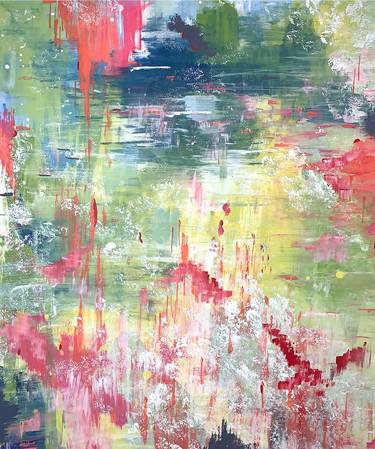 Original Abstract Expressionism Abstract Paintings by Christie Olstad
