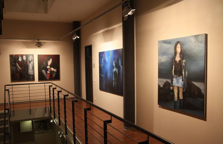 Original Figurative Women Painting by Isolde Russ