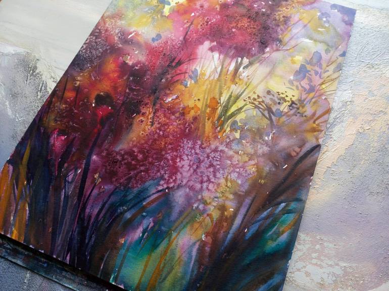 Original Floral Painting by Anna Pavlenko